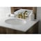 Kingston Brass KB957PLSB Mini-Widespread Bathroom Faucet with Retail Pop-Up, Brushed Brass KB957PLSB - alternate 6